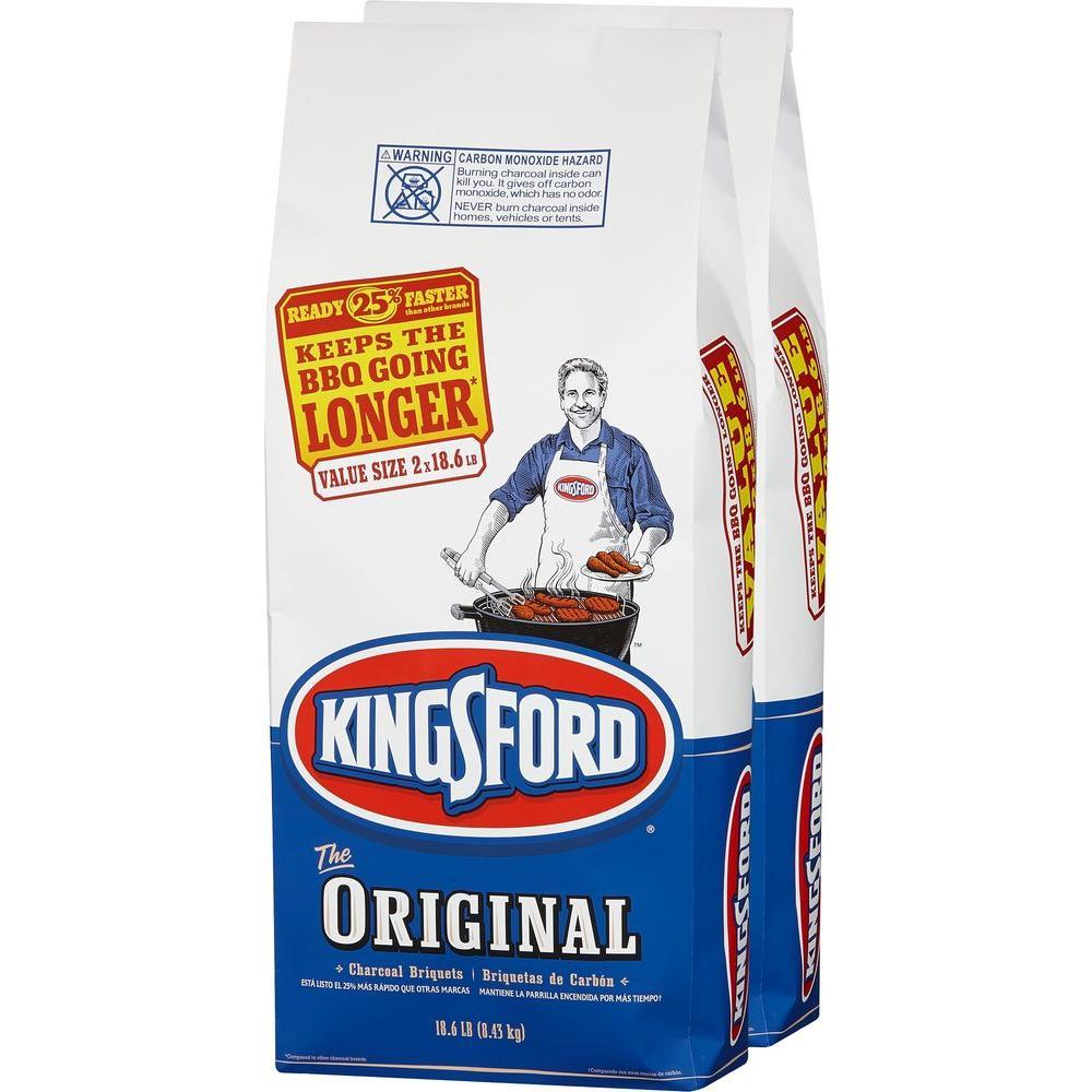 Kingsford Original Charcoal Briquettes Two 16.7 lb Bags 4 