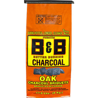B&B Oak Charcoal Briquette 8kg
