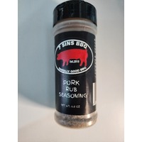 7 SINS BBQ – PORK RUB SEASONING – 6oz