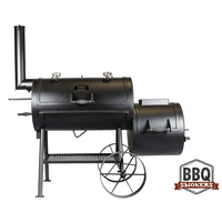 Horizon 20in Classic Smoker 2 thermometers, Port Probe Warming Plate & Convection shield