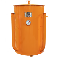 Gateway Drum Smoker Omaha Orange -55 Gallon