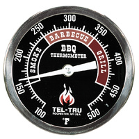Tel-Tru BQ300 Black 3 inch Dial 2.5 inch Stem
