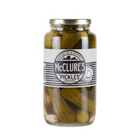 McClures Whole Garlic Dill Pickles 907g