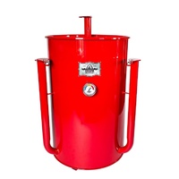 Gateway Drum Smoker Sizzle With Logo Plate Red 55G 