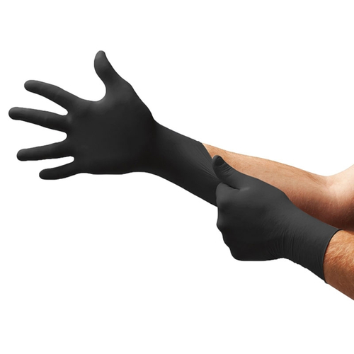 Black Nitrile Gloves Large 100 pack