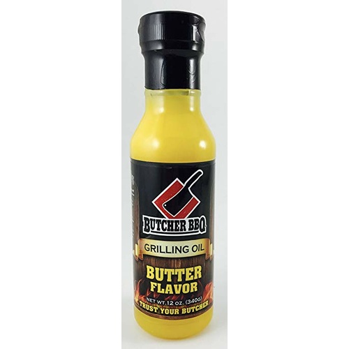 Butcher BBQ Butter Flavour Grilling Oil 340ml