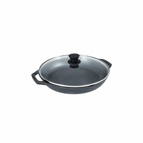 Lodge Cast Iron Everyday Pan 30cm with Glass Lid