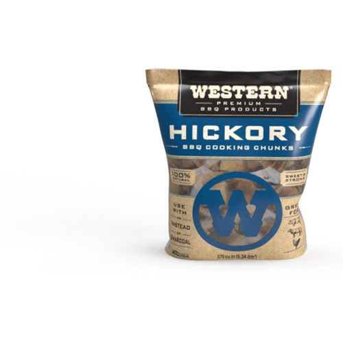 Western Hickory Wood Chunks 3.1KG