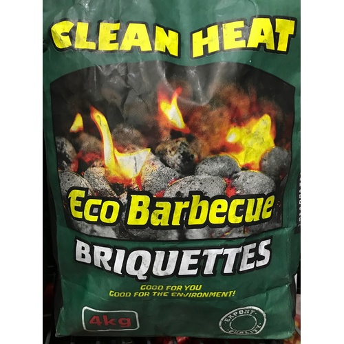 Clean Heat Eco Barbecue Briquettes 4kg