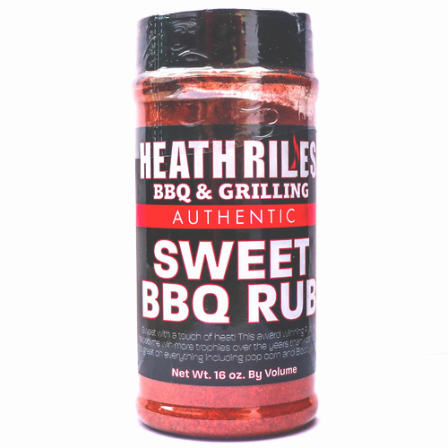Heath Riles Sweet BBQ Rub 16oz net wt