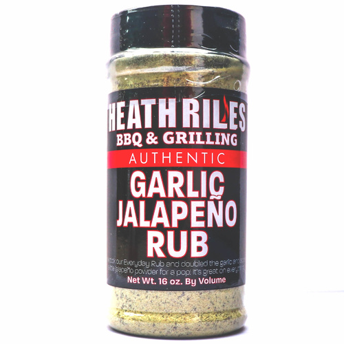 Heath Riles Garlic Jalapeno Rub 454g