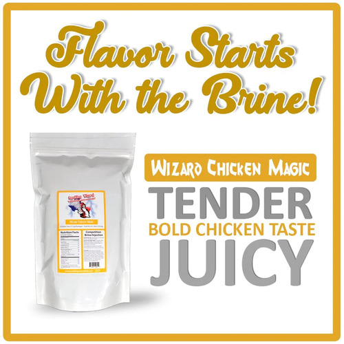 SMOKING WIZARD BBQ CHICKEN MAGIC BRINE