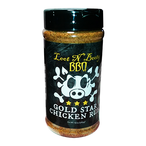 LOOT N’ BOOTY – GOLD STAR CHICKEN RUB 369g