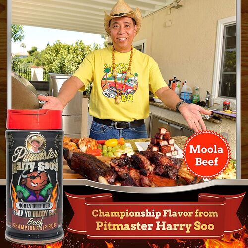 HARRY SOO'S - MOOLA BEEF - HOT BBQ RUB  350g