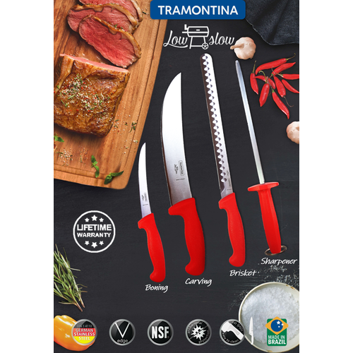 Tramontina 5-Piece Low & Slow Knife Set w/ Pouch